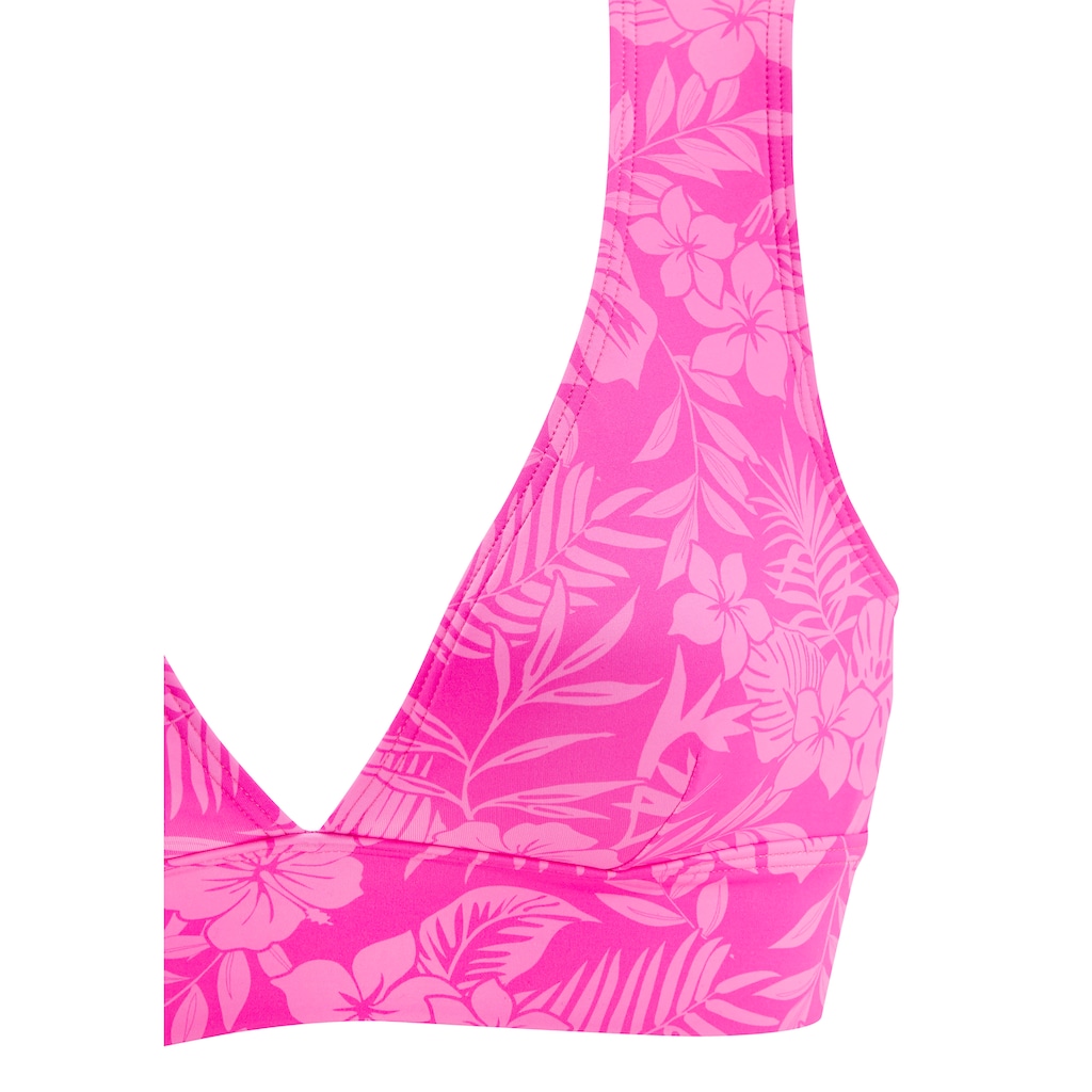 Venice Beach Bustier-Bikini-Top »Moloka«, mit tropischem Print