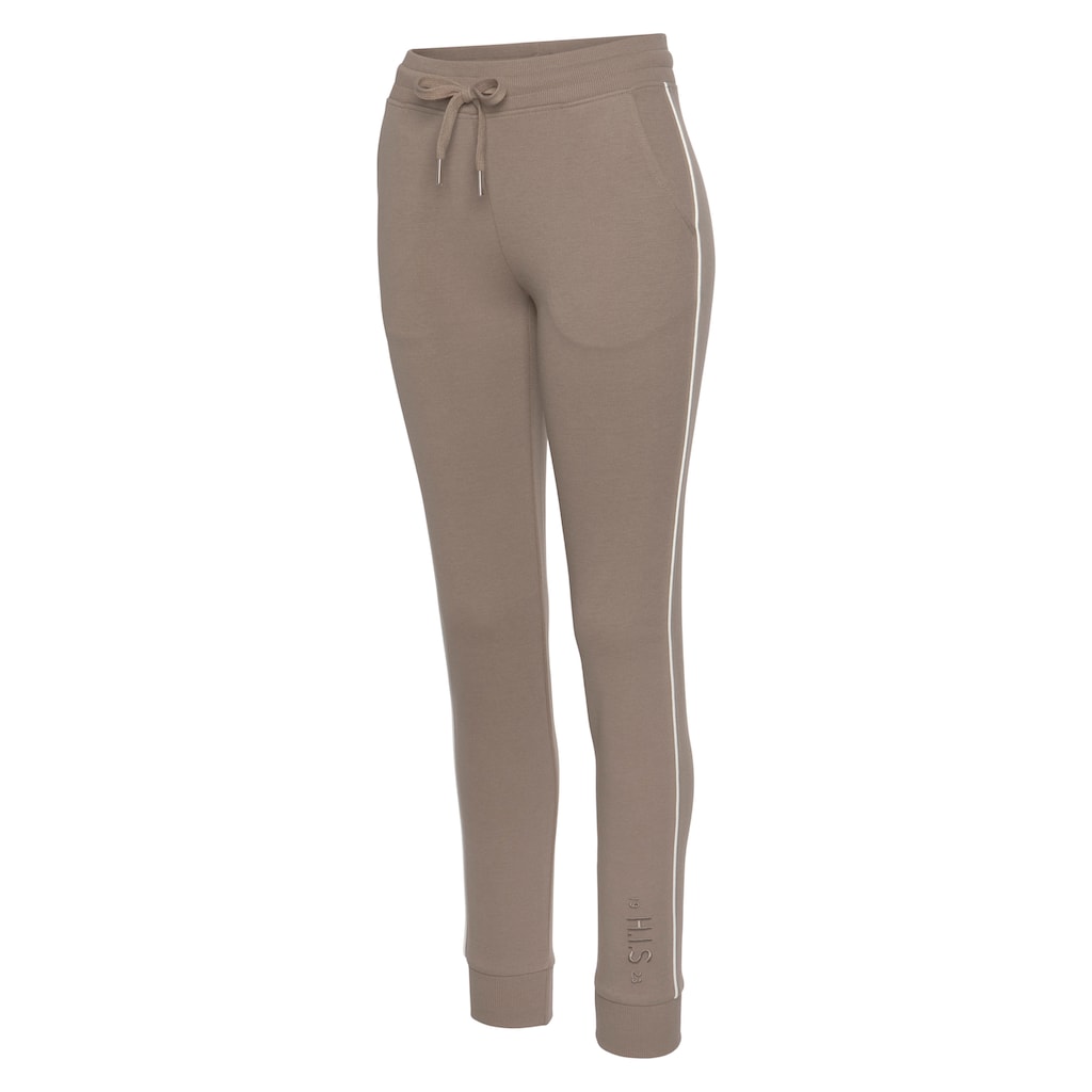 H.I.S Sweathose, mit seitlichem Piping und Taschen, Loungeanzug