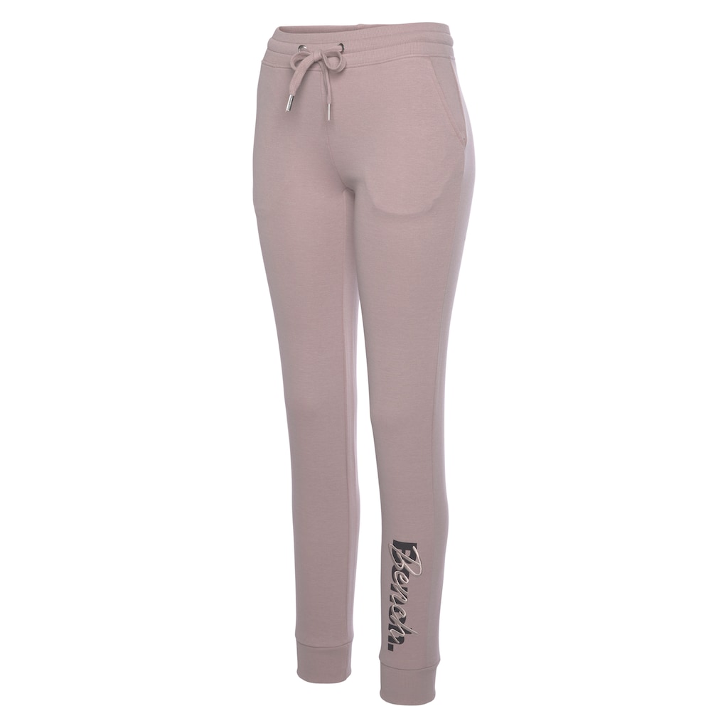 Bench. Loungewear Sweatpants, mit Logodruck und Stickerei, Loungewear