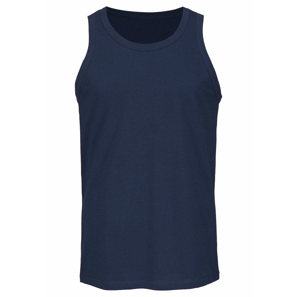 H.I.S Tanktop »Unterhemd für Herren«, (Packung, 3 tlg.), mit Rundhals aus Baumwolle