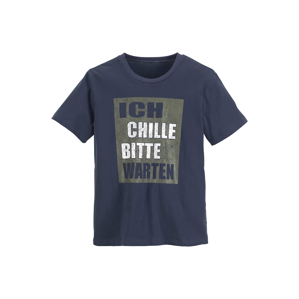 AUTHENTIC LE JOGGER Pyjama, (2 tlg., 1 Stück), Schlafanzug aus Baumwolle