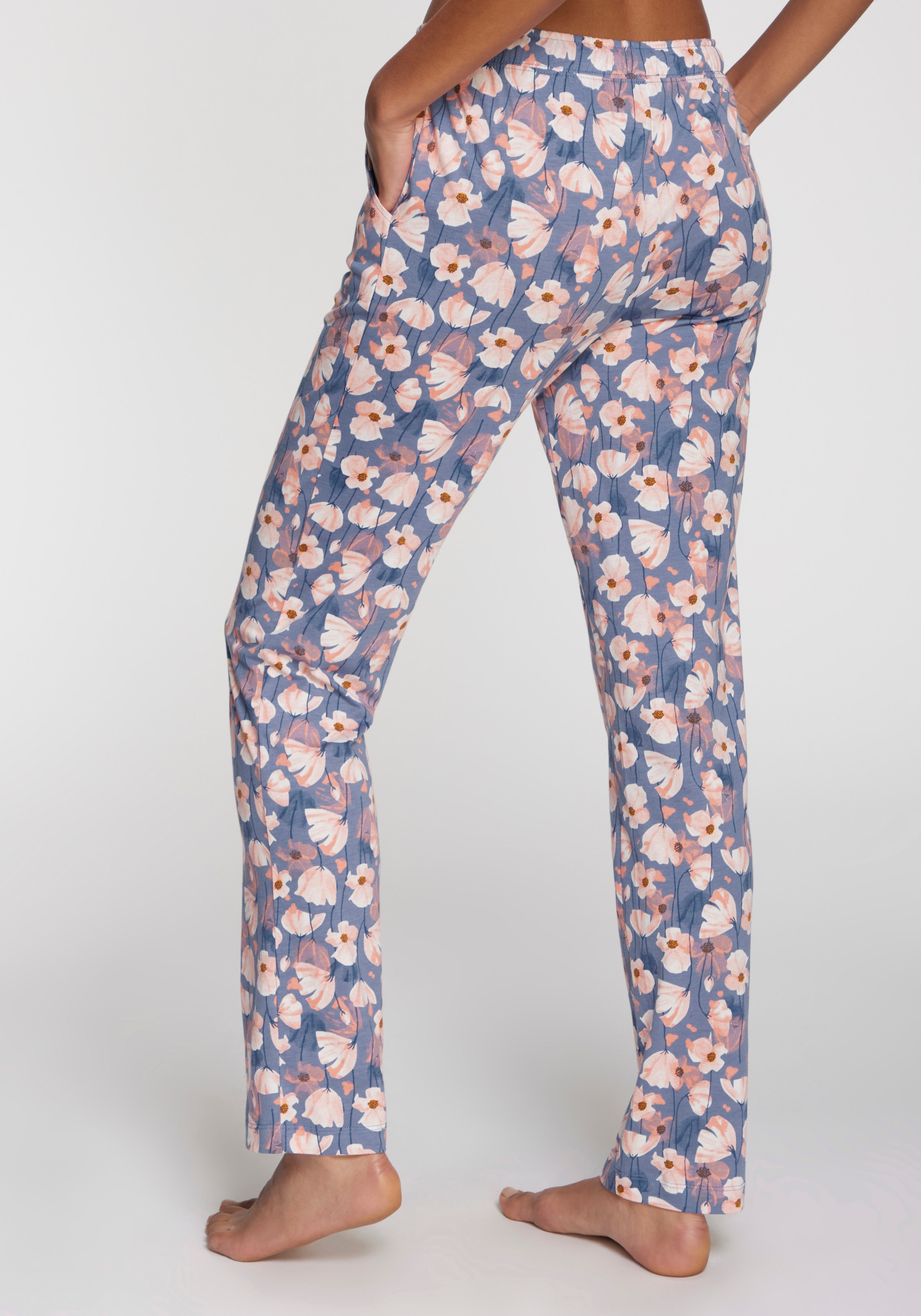 Vivance Dreams Pyjamahose, mit Schönem Allover-Muster