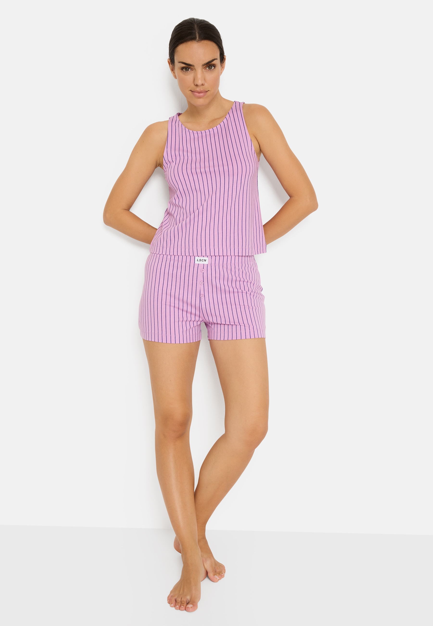 LSCN by LASCANA Shorty Packung, 4 im Doppelpack