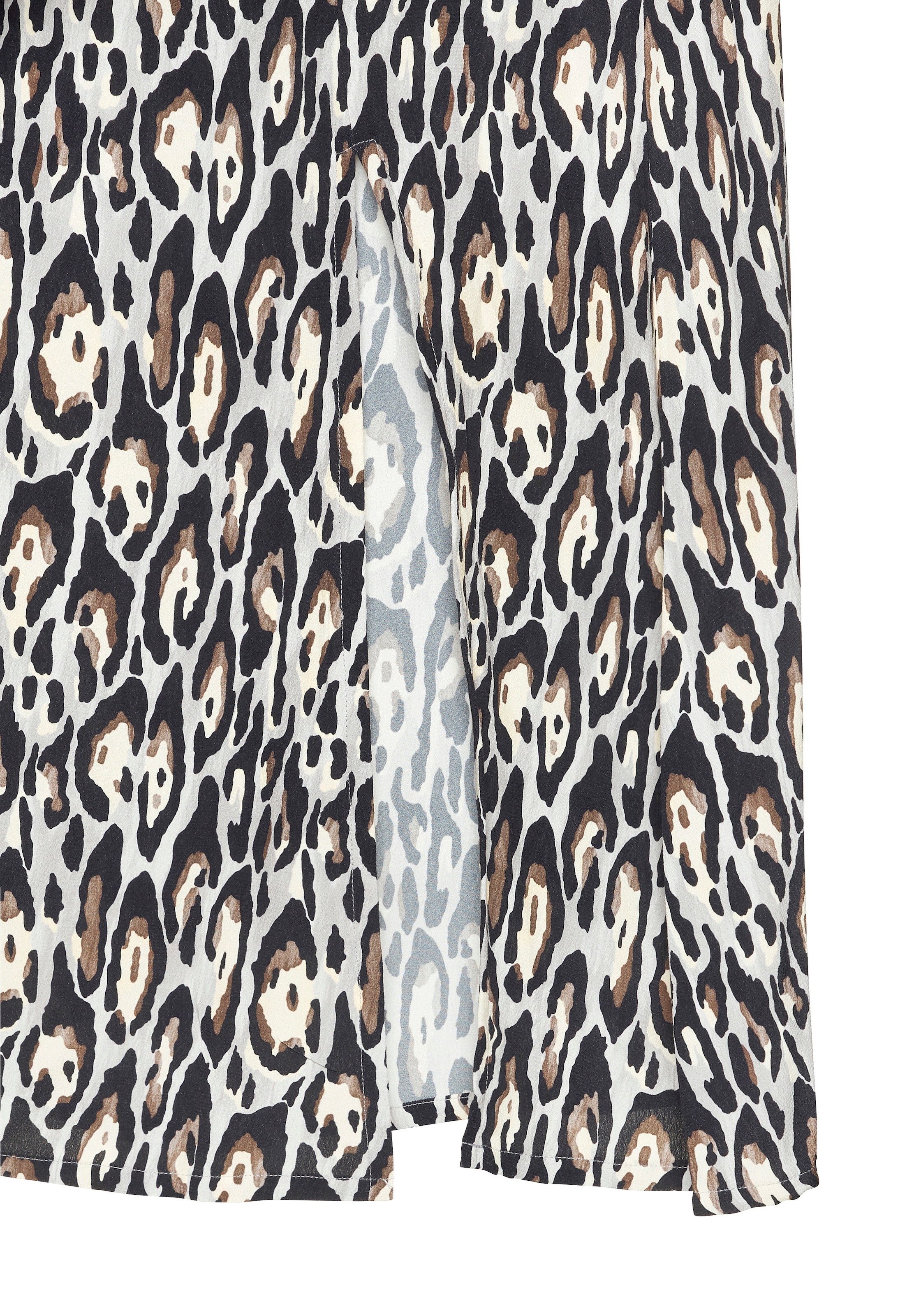 LASCANA Midirock mit Alloverdruck, Sommerrock aus Webware