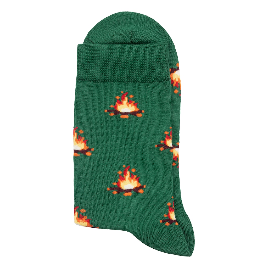 John Devin Socken, (Packung, 2 Paar), mit bunten eingestrickten Motiven