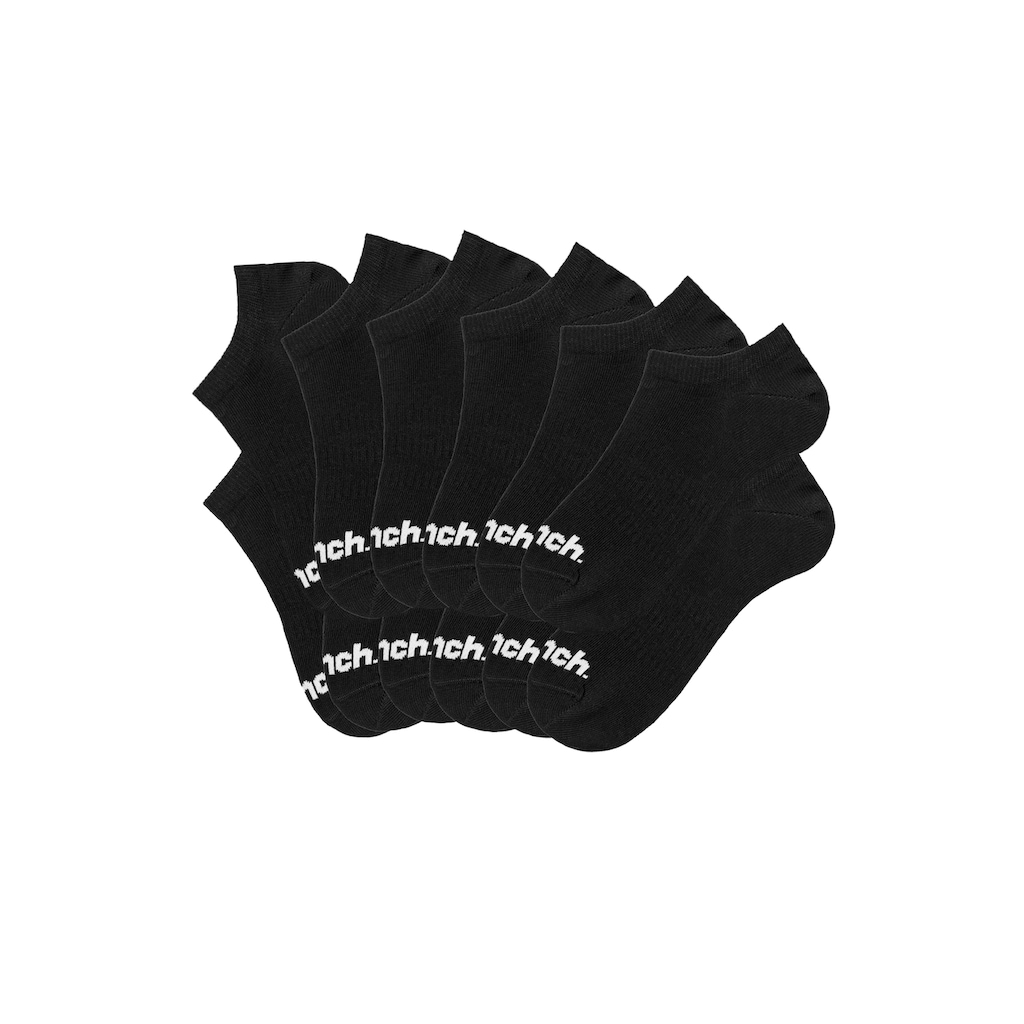 Bench. Sportsocken, (Packung, 12 Paar), Sneakersocken verschwinden im Schuh