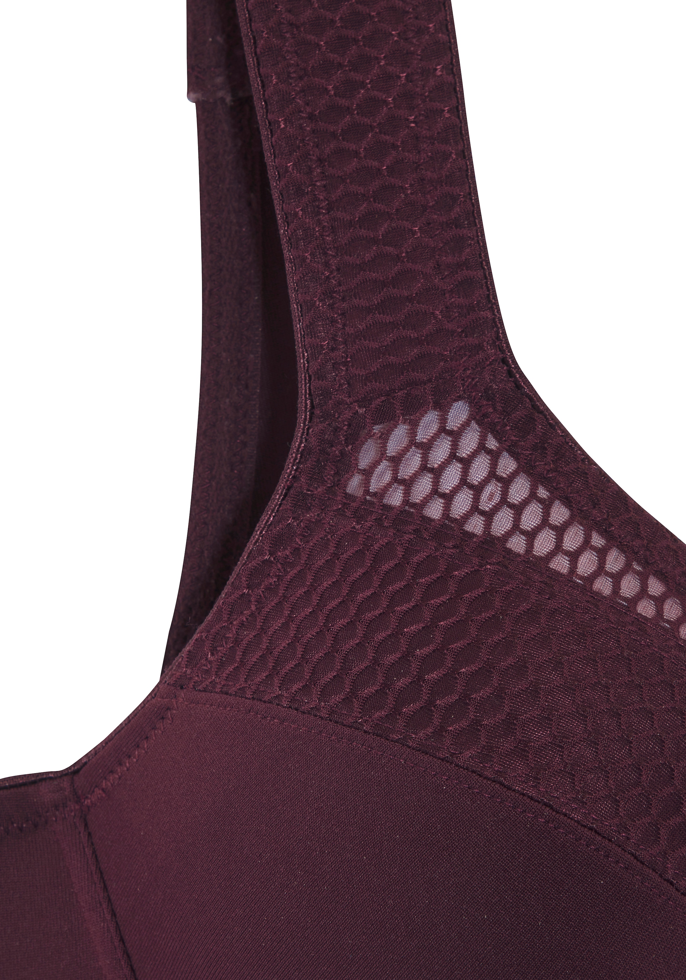 H.I.S Sport-BH »ohne Bügel aus schnell trocknendem COOLMAX®-Material« mit breiten, wattierten Trägern, grosse Grössen