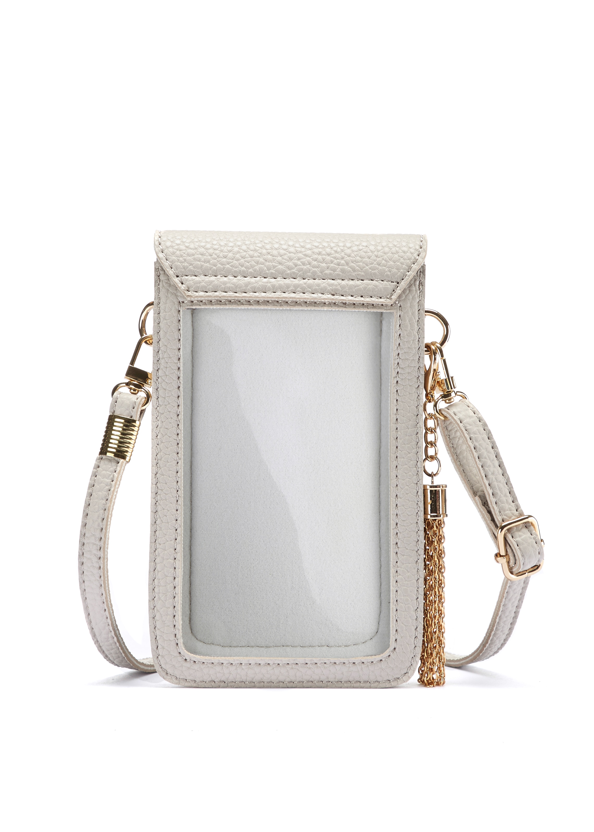 LASCANA Umhängetasche »Handytasche«, mit Sichtfenster, Minibag, Crossbody Bag, VEGAN