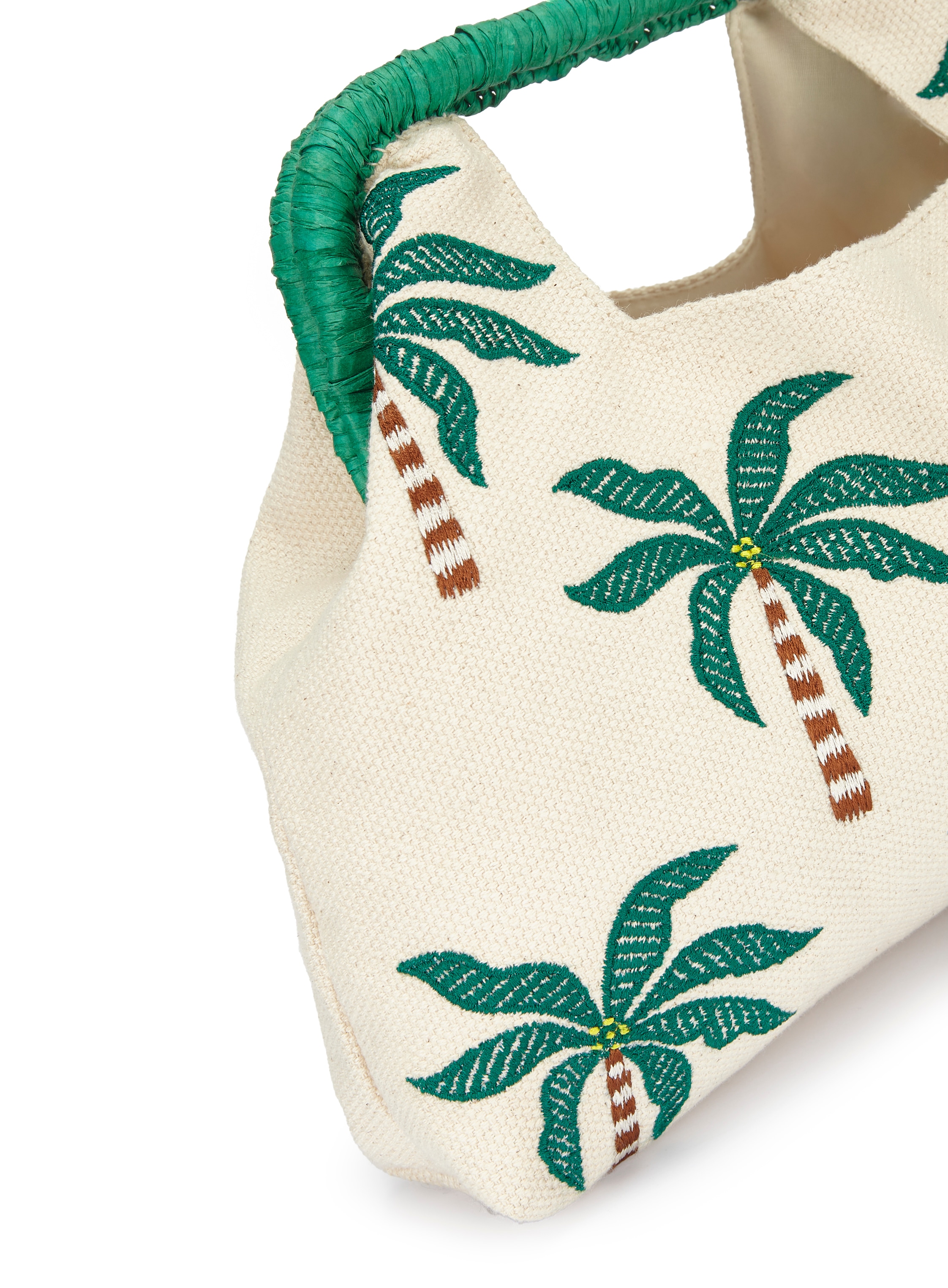 LSCN by LASCANA Sac à main Pochette, broderie estivale de palmiers
