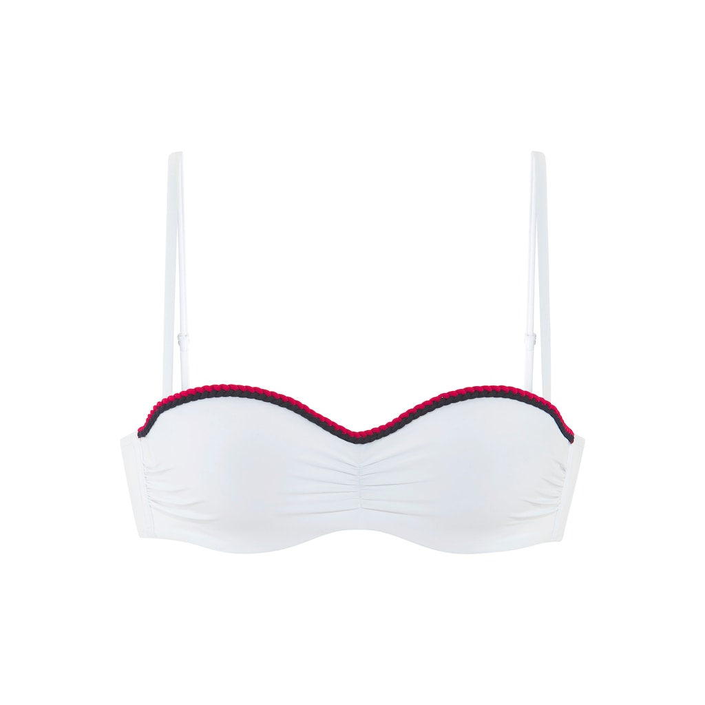 s.Oliver Bügel-Bandeau-Bikini-Top »Junis«, mit geflochtenen Details