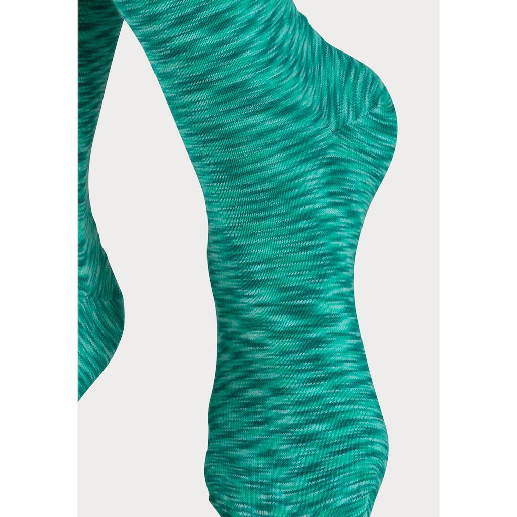 H.I.S Freizeitsocken, (Packung, 6 Paar), mit farbigem Garn