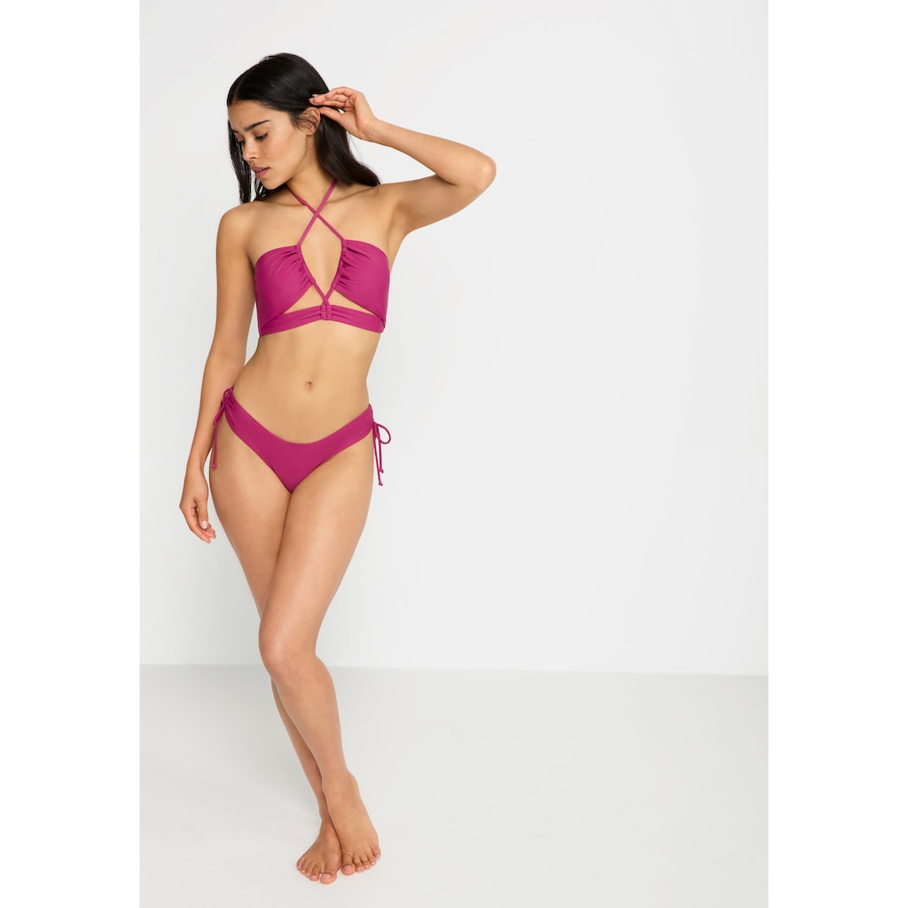 LSCN by LASCANA Bandeau-Bikini-Top »Gina«, mit modischen Raffungen