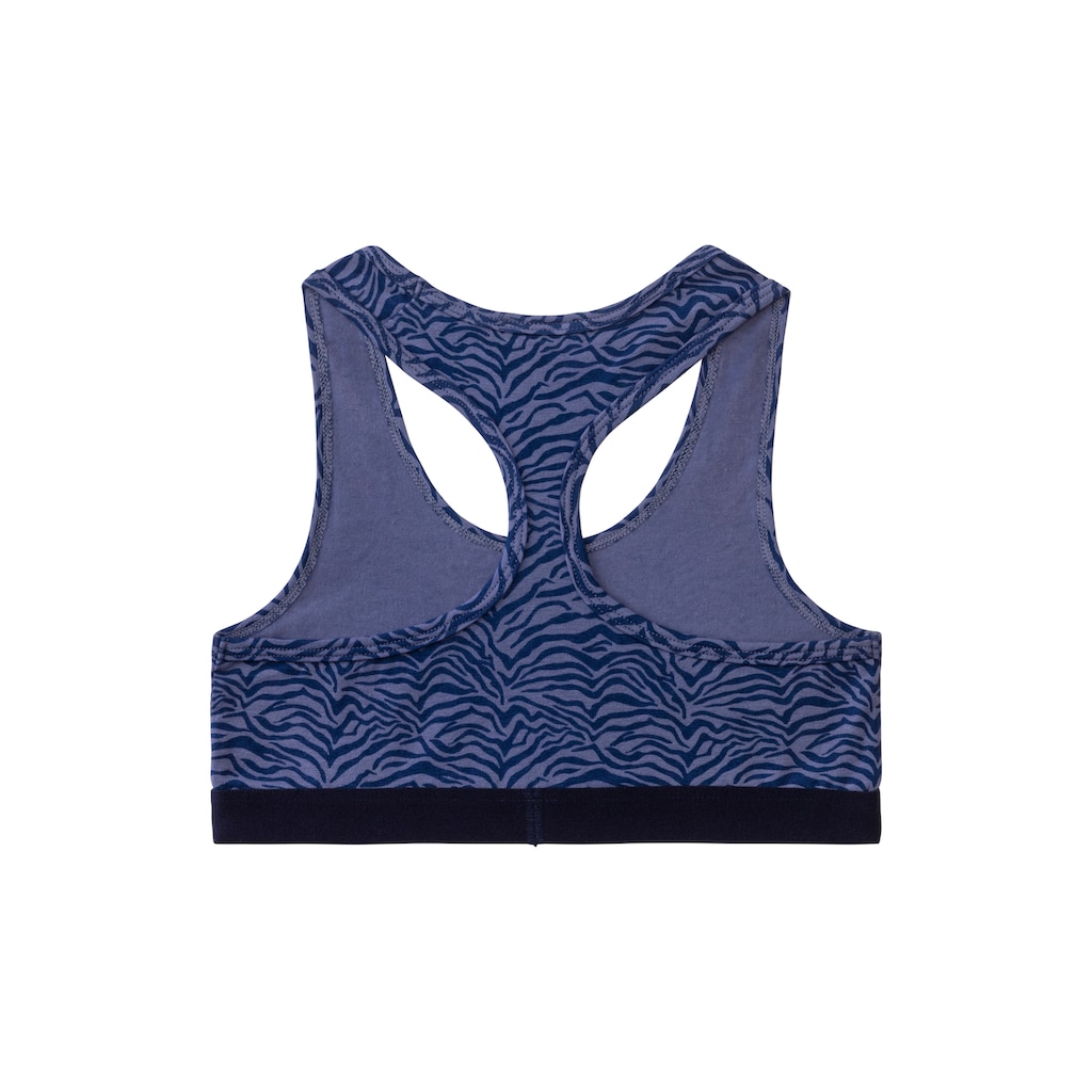 Bench. Set: Bustier, (4 tlg., mit Panty), mit tonigem Zebramuster