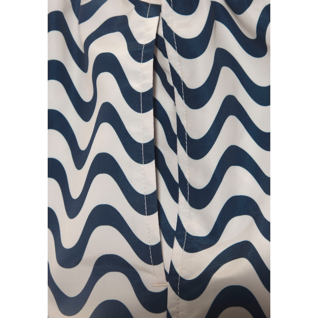 s.Oliver Badeshorts »Jeason«, im Wellendesign