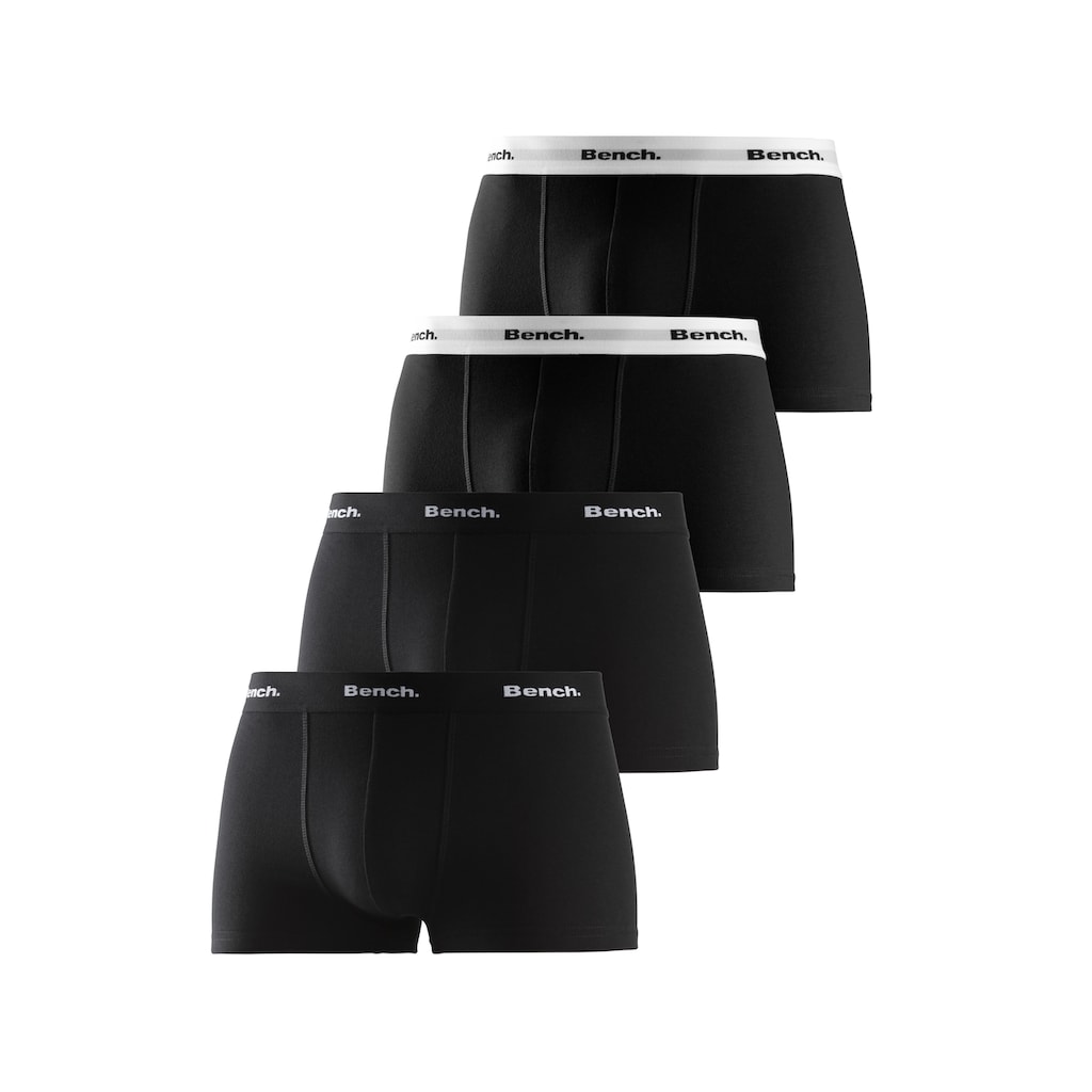 Bench. Hipster, (Packung, 4 St.), knapp sitzende Boxershorts aus Baumwollmischung
