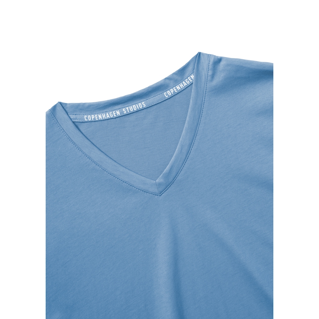 Copenhagen Studios T-Shirt, (Packung, 3er-Pack), Unterziehshirt aus hochwertiger Bio-Baumwolle