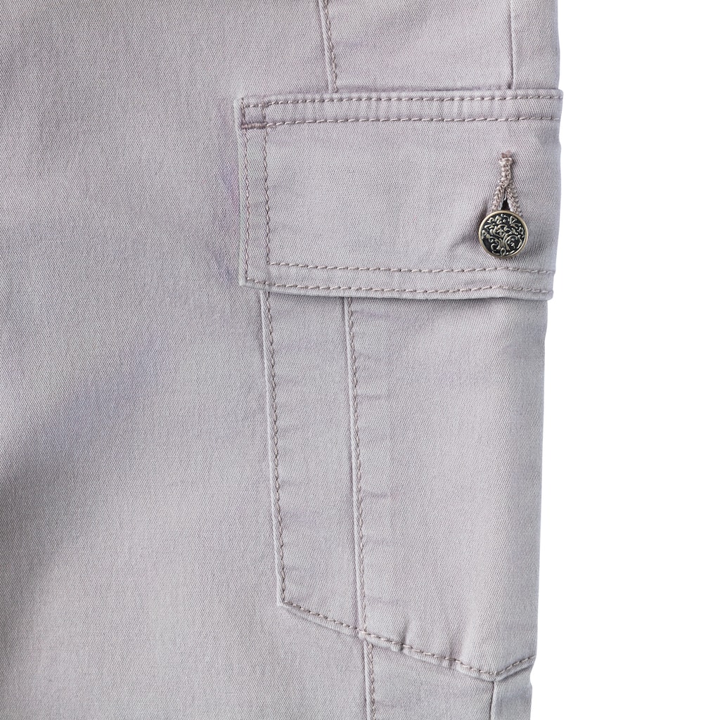 Vivance active Trekkinghose »Cargo Jeans Optik«, Baumwollmix mit Cargo Taschen