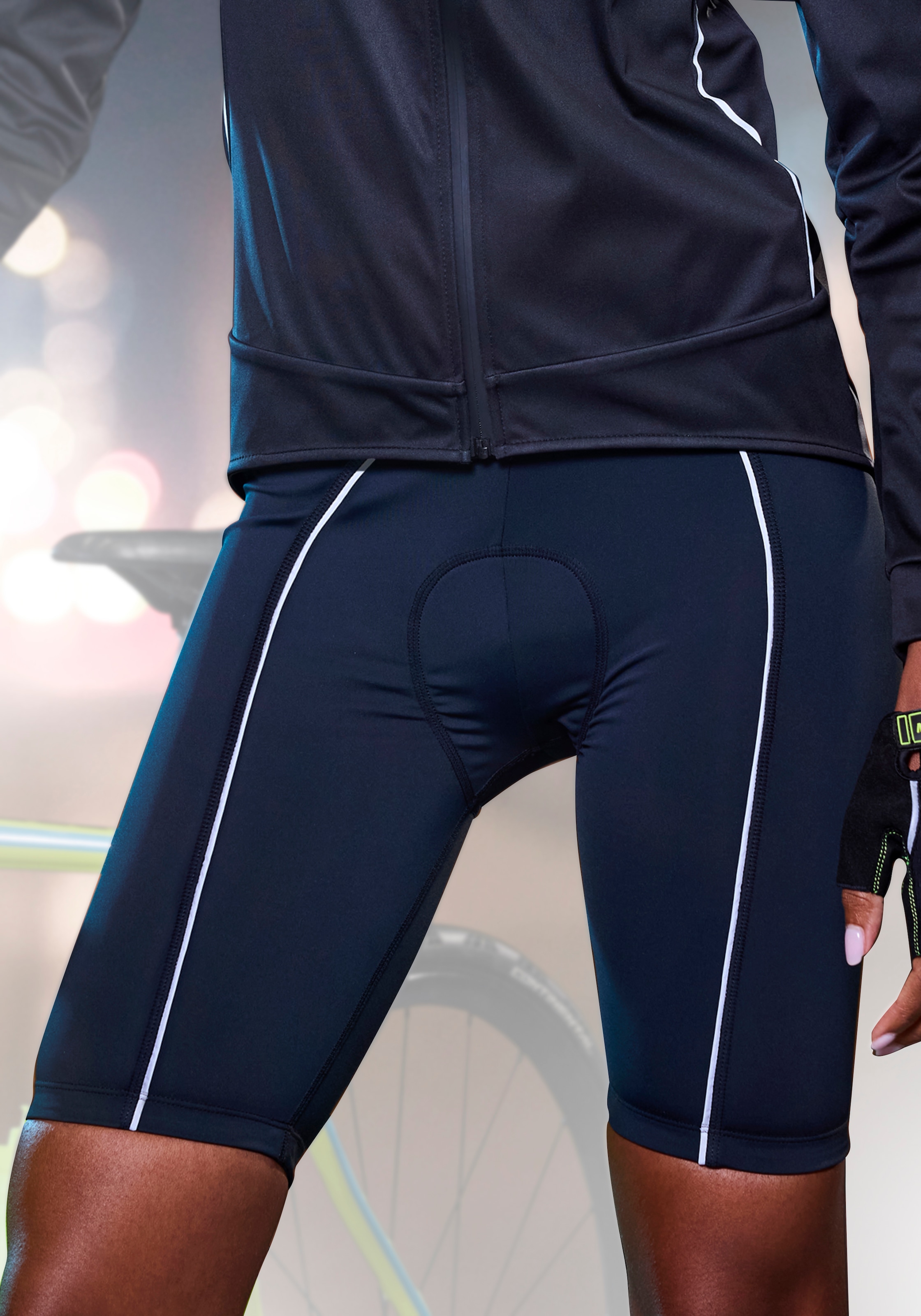 Vivance active Radhose mit Gesässpolster, Radsport, Radlerhose