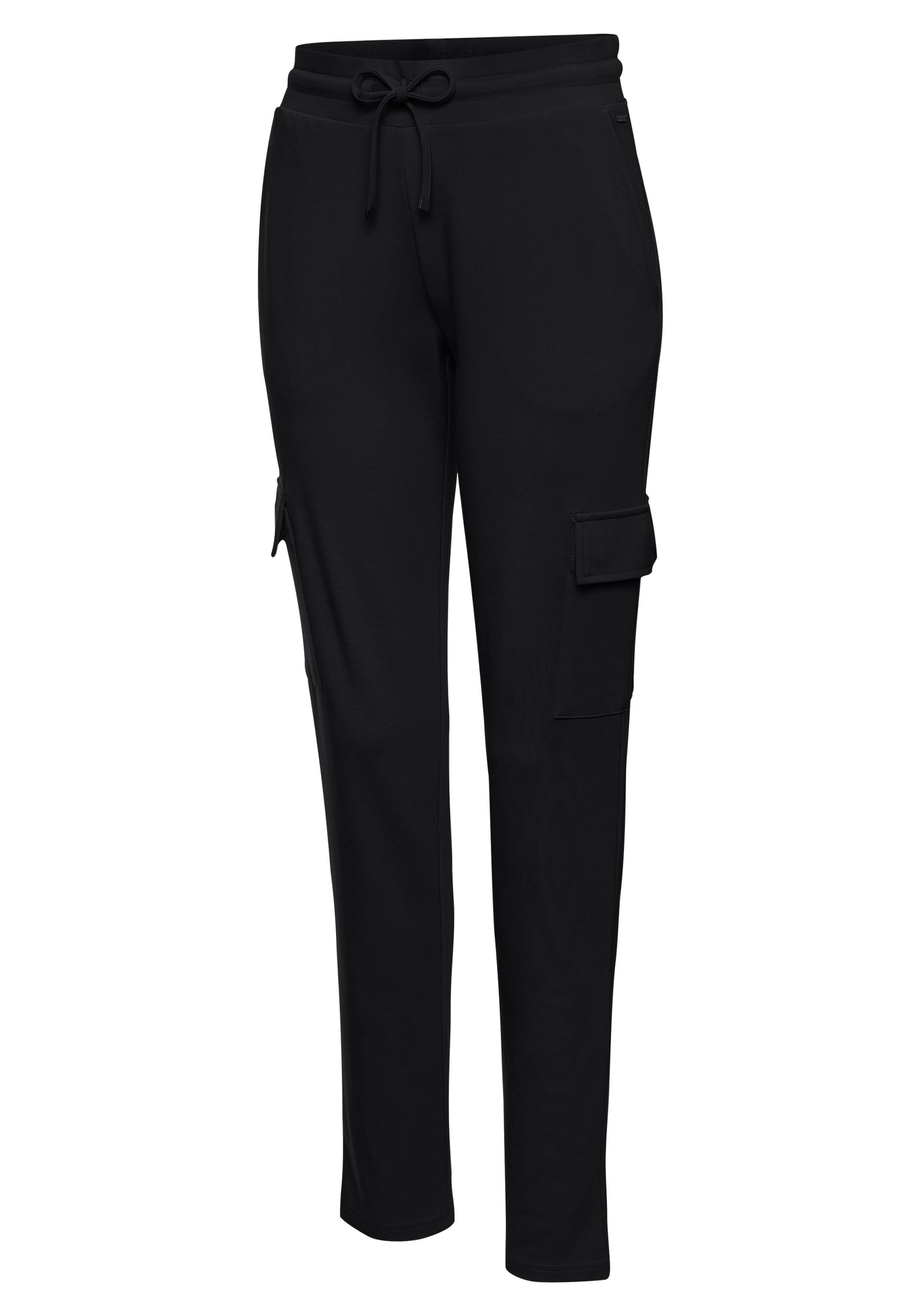 LASCANA Pantalon cargo  in weich fliessendem Material, Loungewear