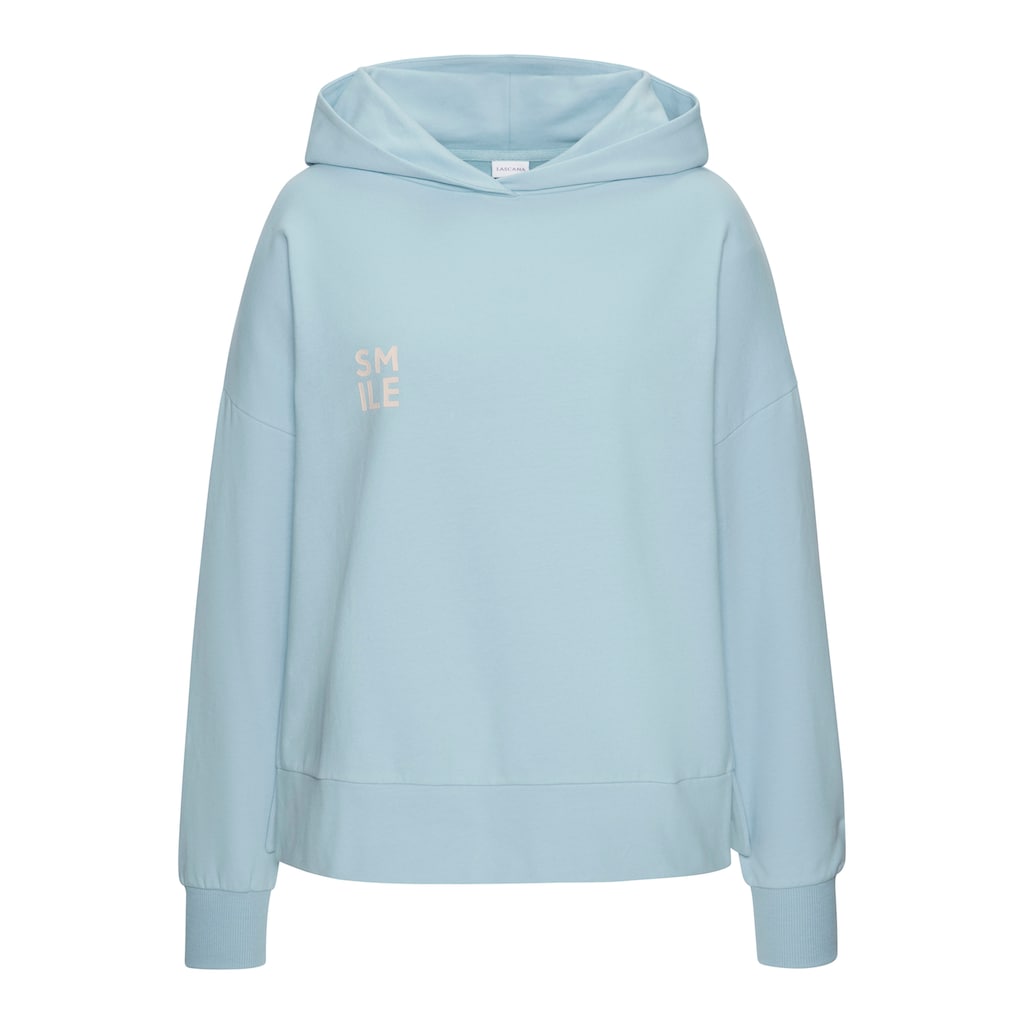 LASCANA Kapuzensweatshirt, mit Rückenprint