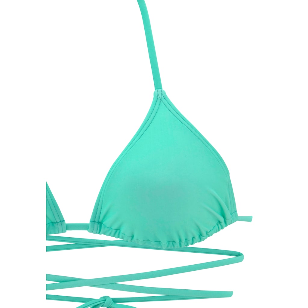 Buffalo Triangel-Bikini, mit modischen Bindebändern