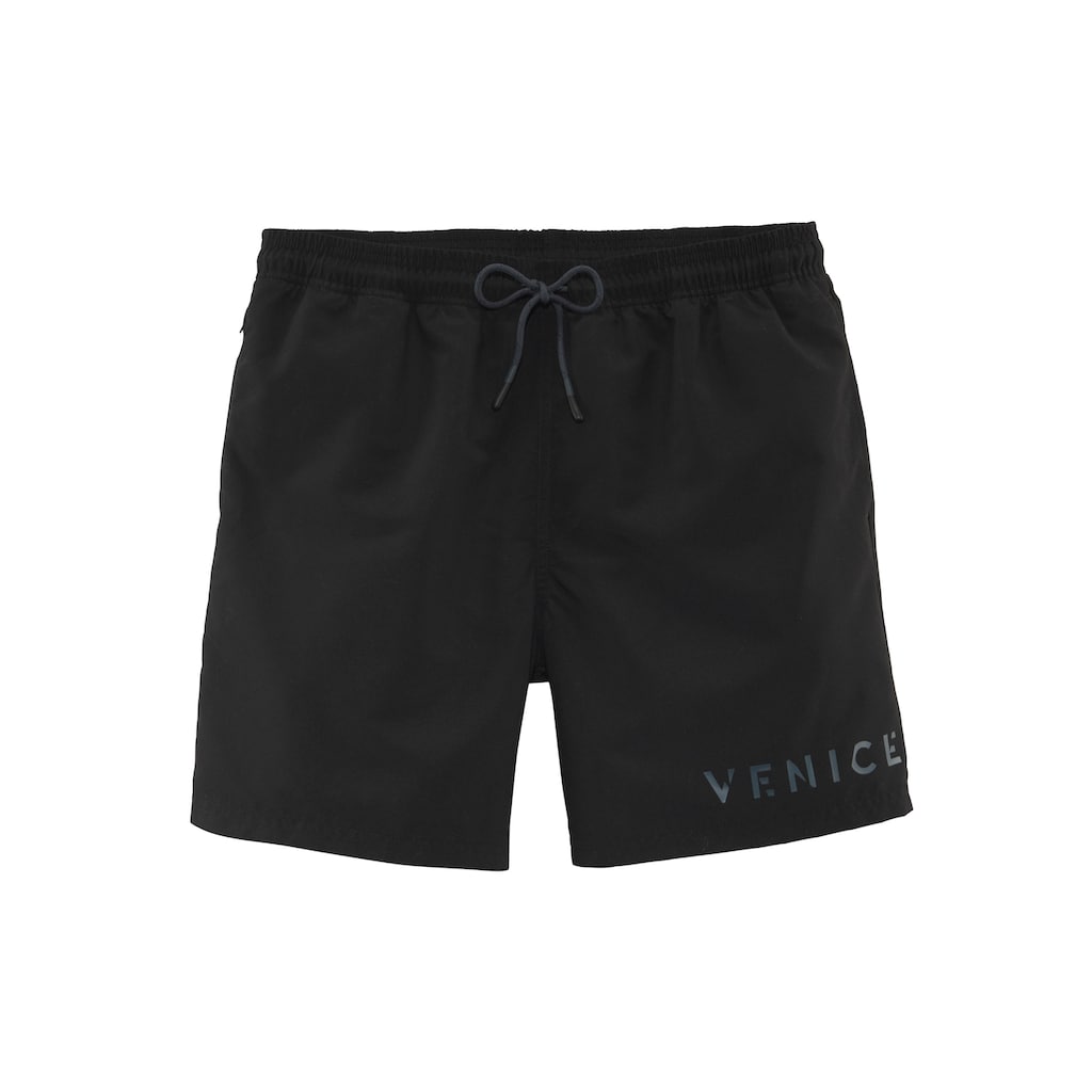 Venice Beach Badeshorts, seitliche Eingrifftasche mit Reissverschluss