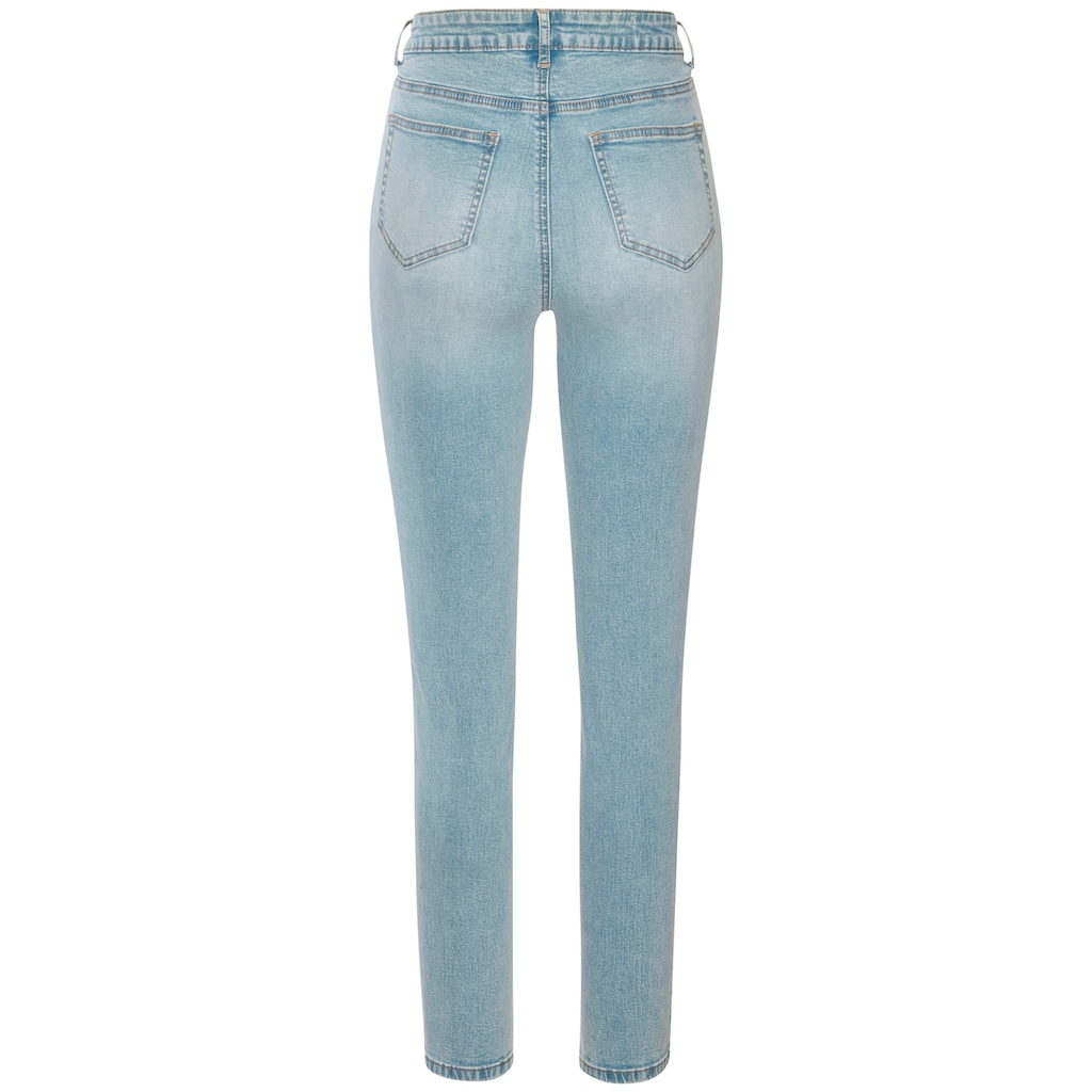 LASCANA Jeansjeggings, mit Stretch-Anteil in Röhrenform