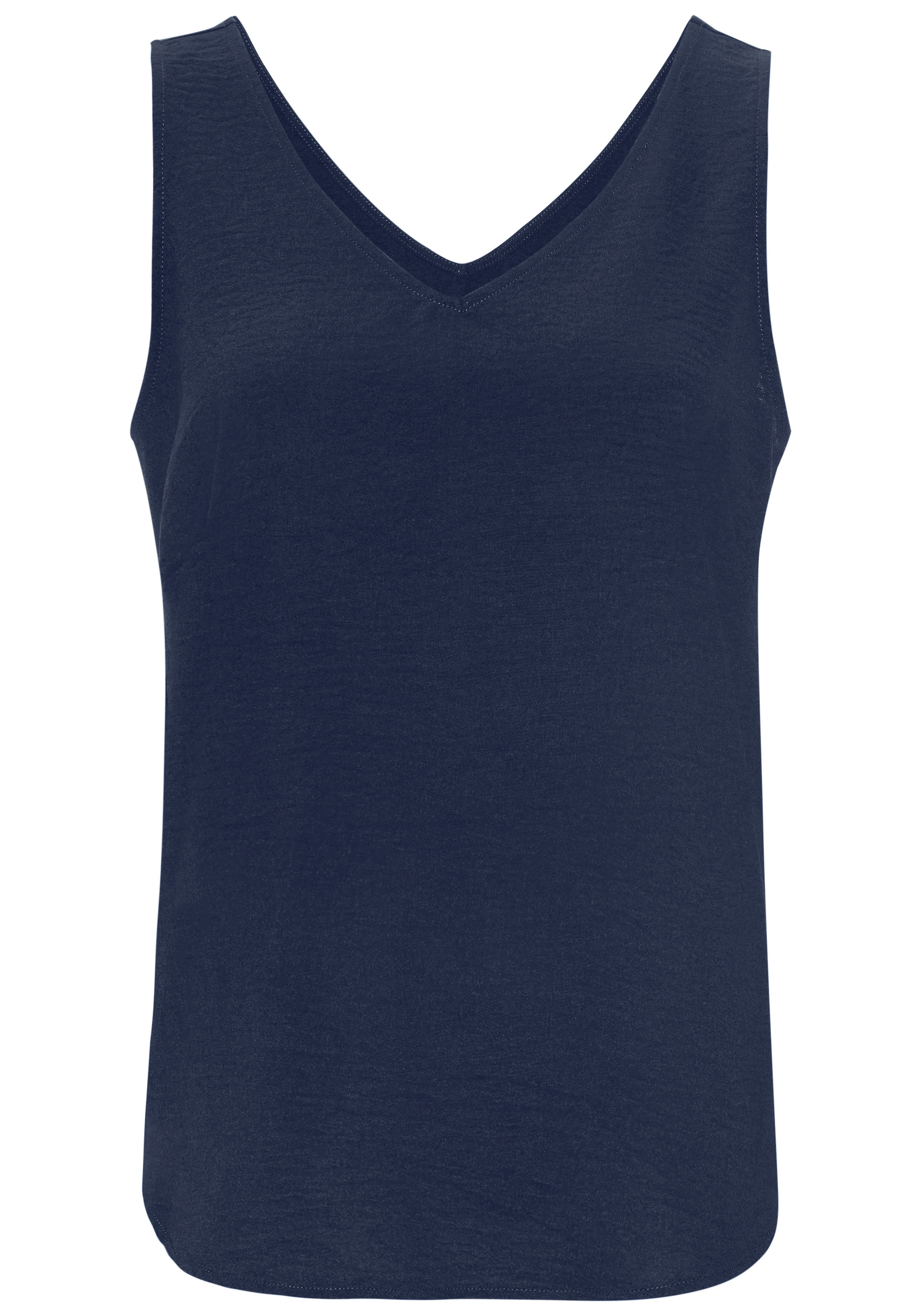 Vivance Blusentop, mit V-Ausschnitt, Basic, Damentop