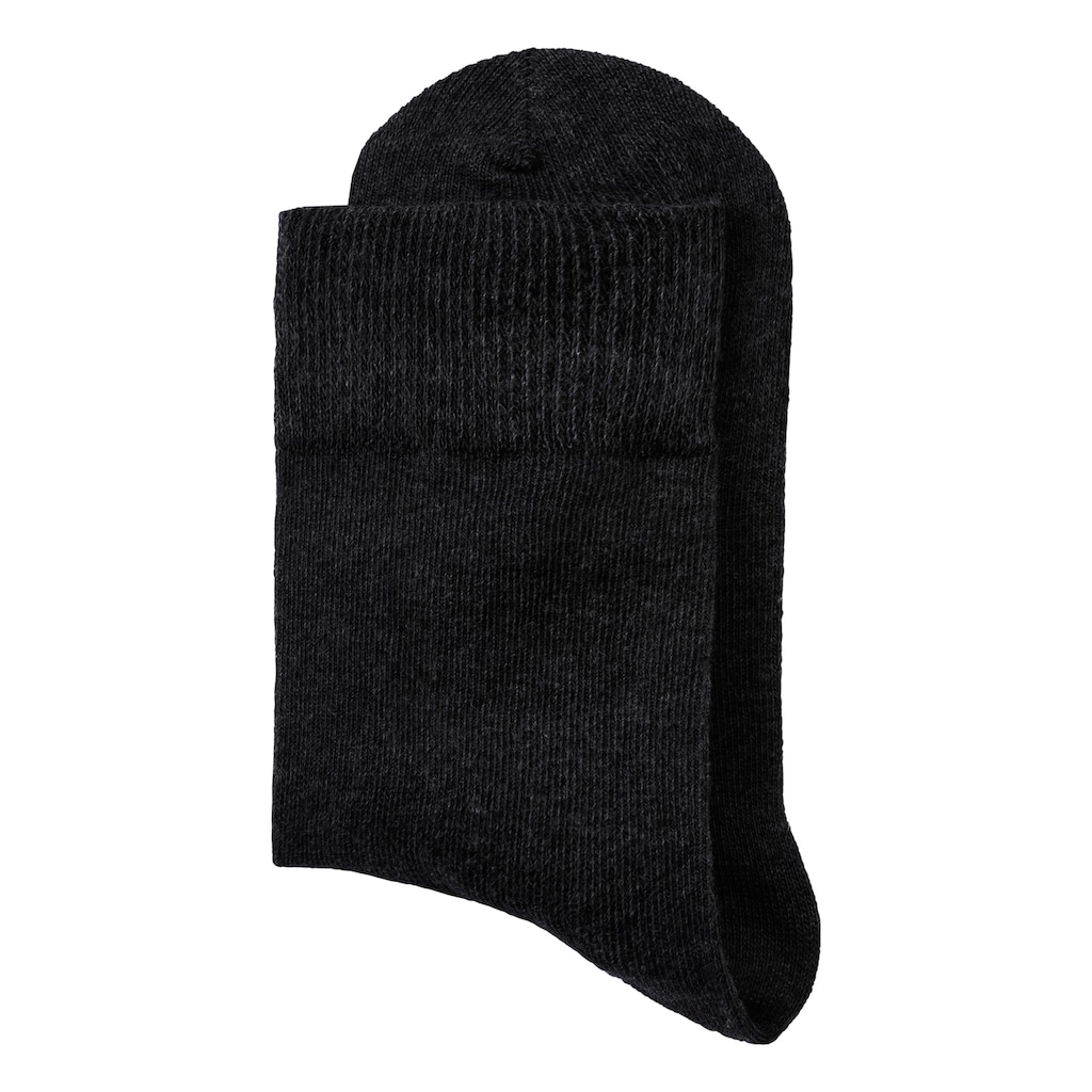 H.I.S Basicsocken, (Packung, 5 Paar), mit besonders weichem Bündchen