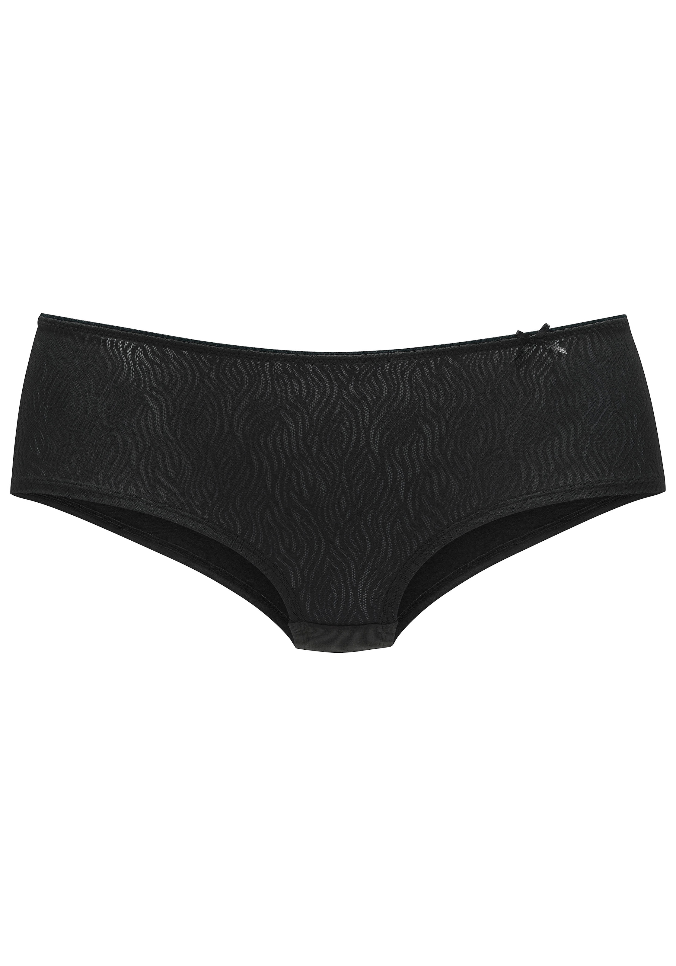 Nuance Panty, aus gemustertem Jacquard mit feiner Zierschleife
