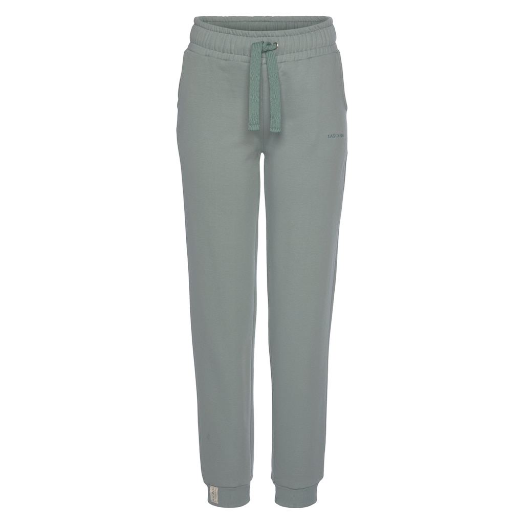 LASCANA Sweathose, aus organischer Baumwolle, Loungewear