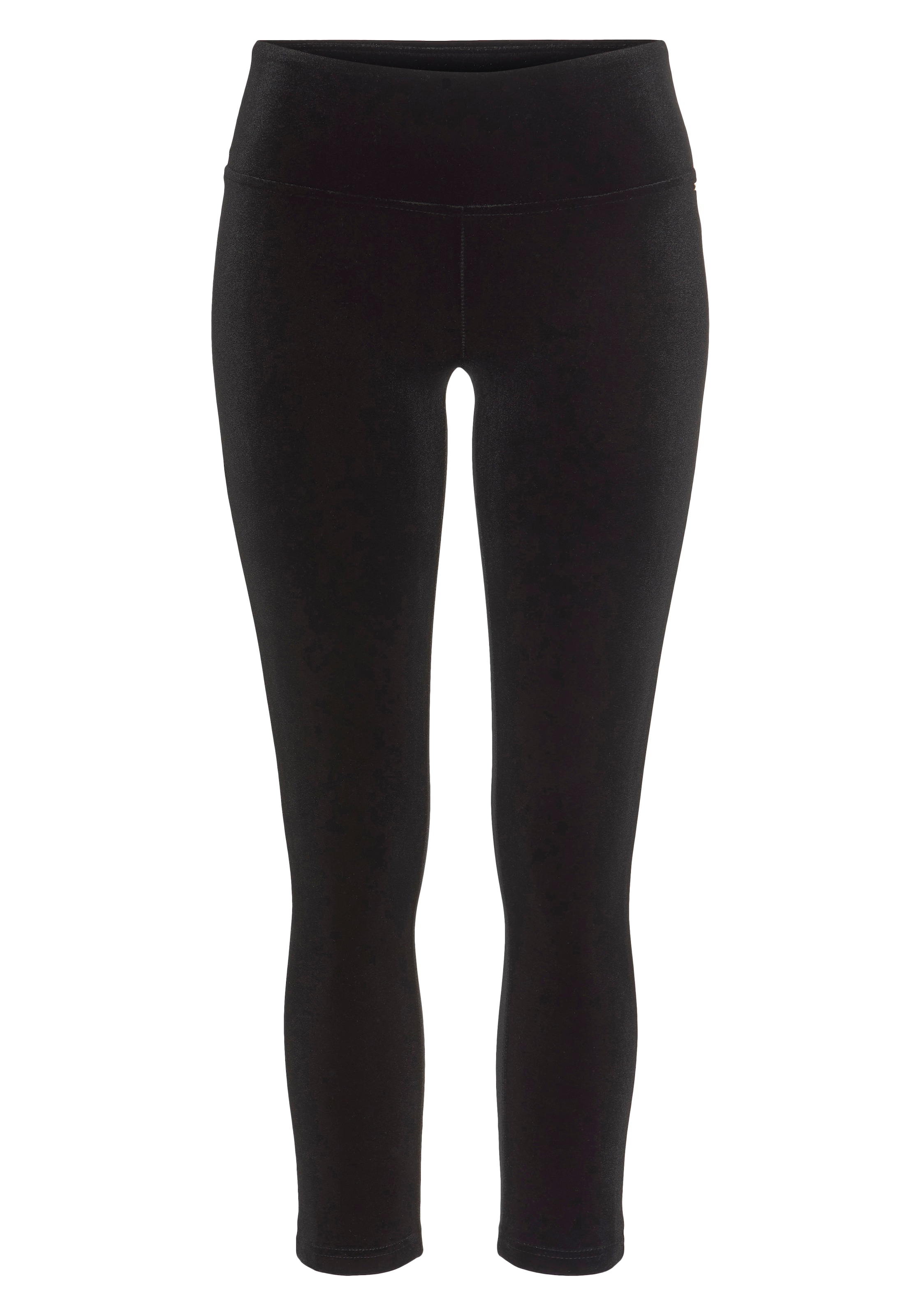 LASCANA Leggings, in weicher, elastischer Samtoptik