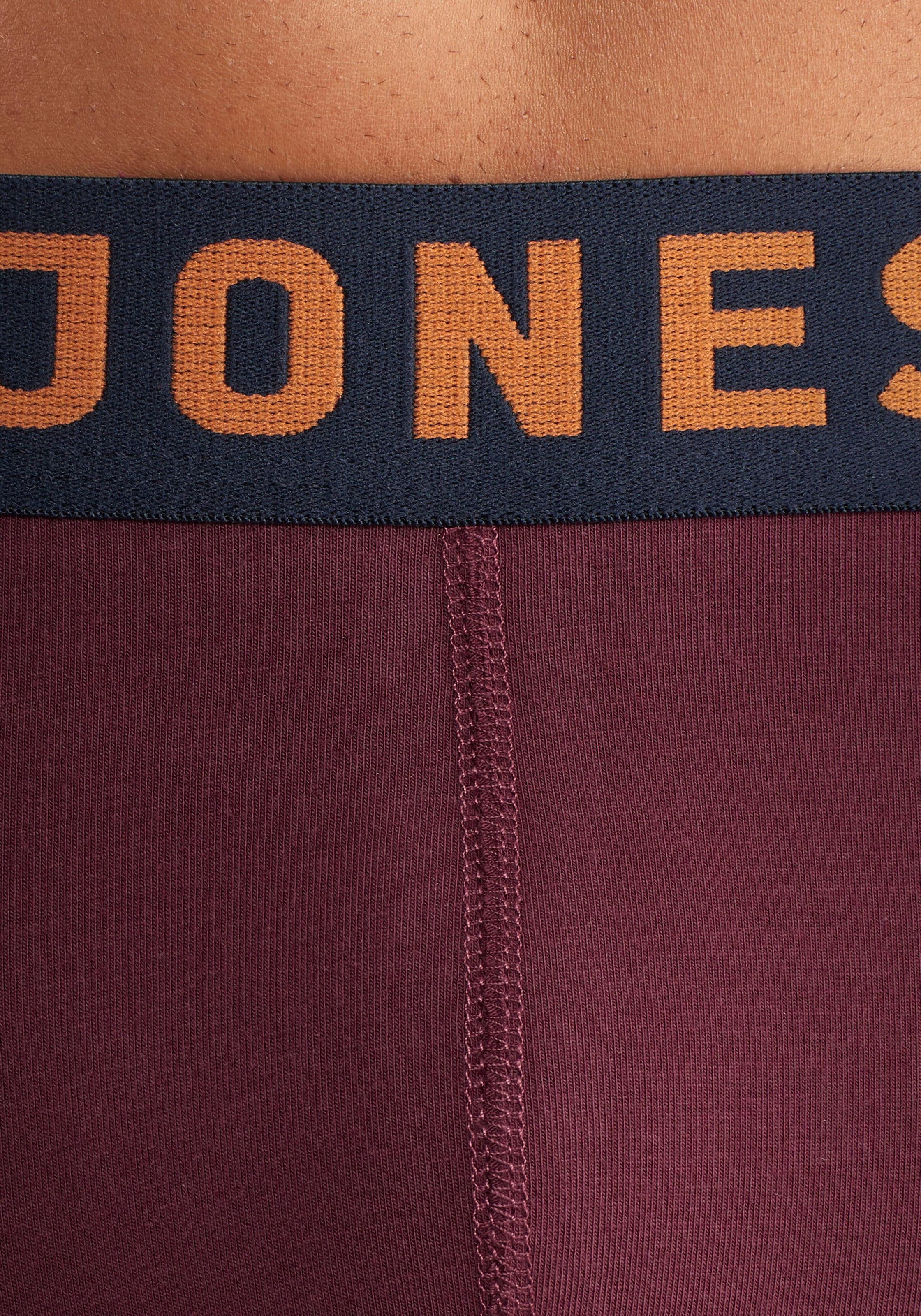 Jack & Jones Boxer »JAC Lichfield Trunks« Packung, 3 cuis mit kontrastfarbigem Bund