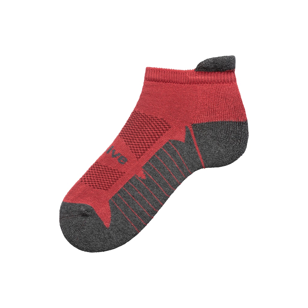LASCANA ACTIVE Sneakersocken, (Packung, 6 Paar), mit weicher Frotteesohle