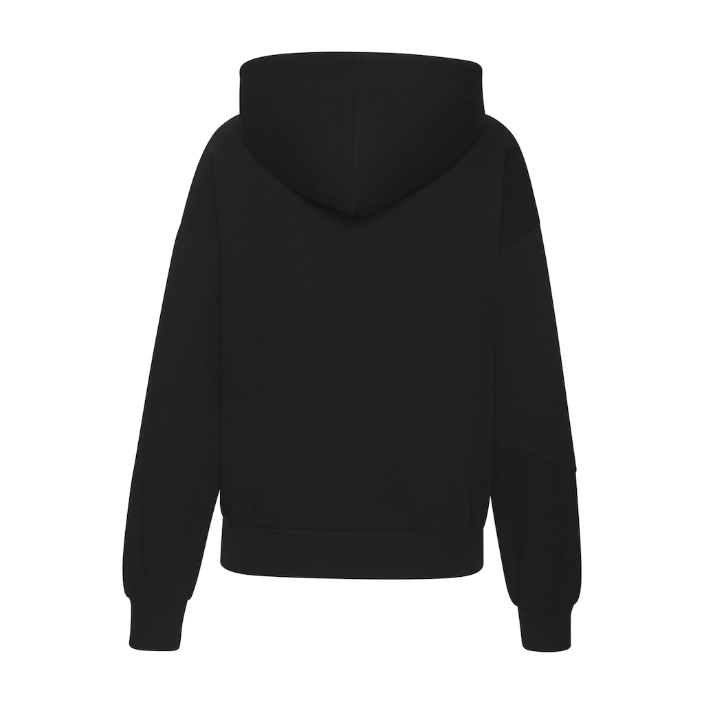 Buffalo Kapuzenpullover, mit Kontraststickerei und seitliche Taschen