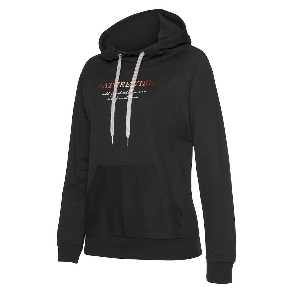 LASCANA Hoodie, mit Kängurutasche, Loungeanzug