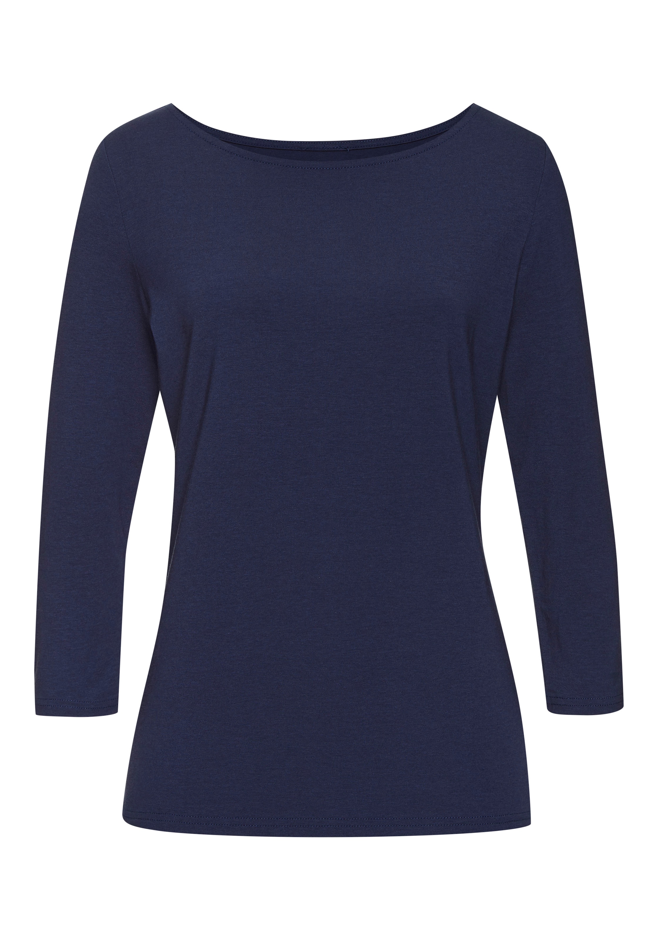 LASCANA 3/4-Arm-Shirt, (2er-Pack), aus elastischer Baumwoll-Modal-Qualität