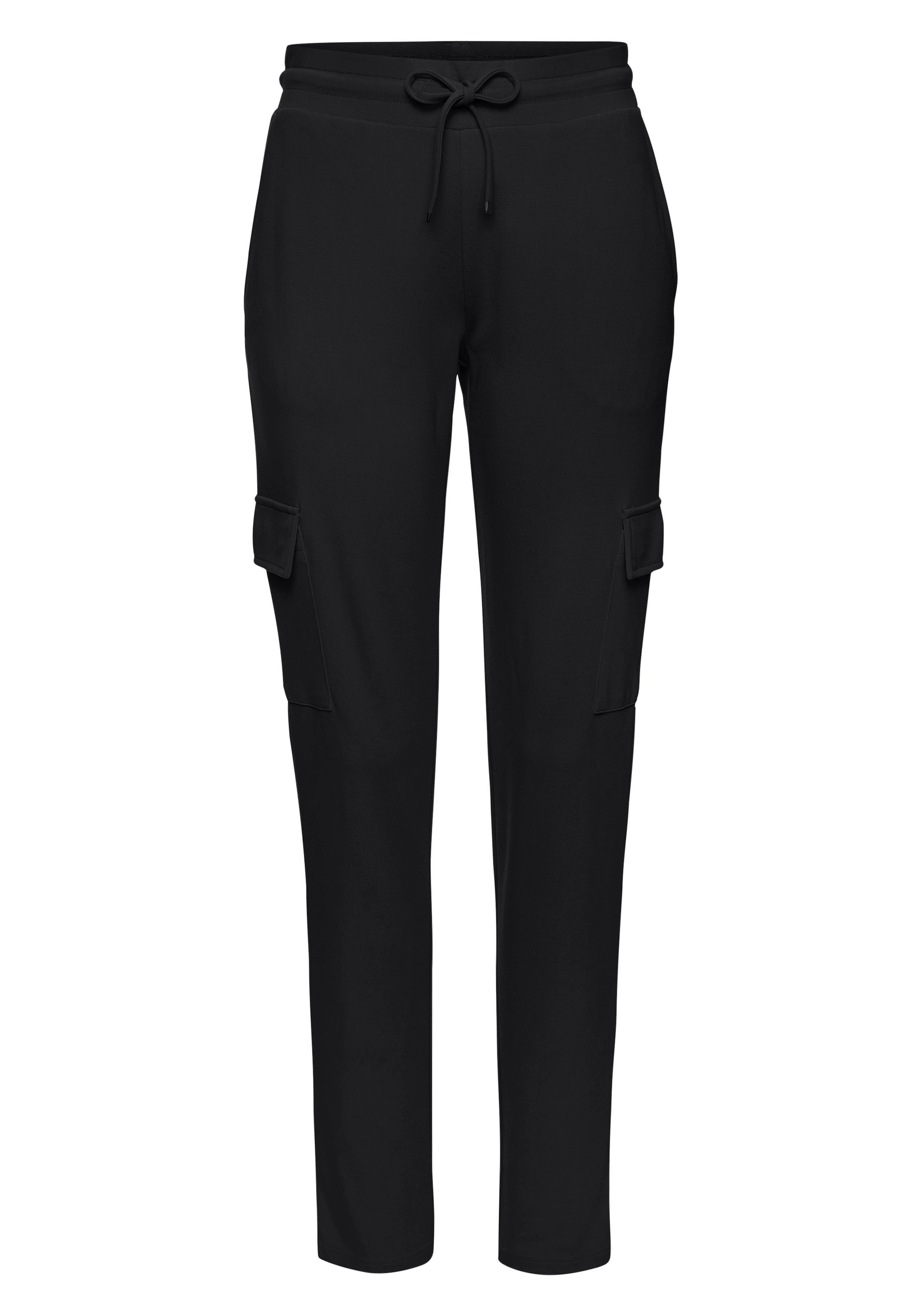 LASCANA Pantalon cargo  in weich fliessendem Material, Loungewear