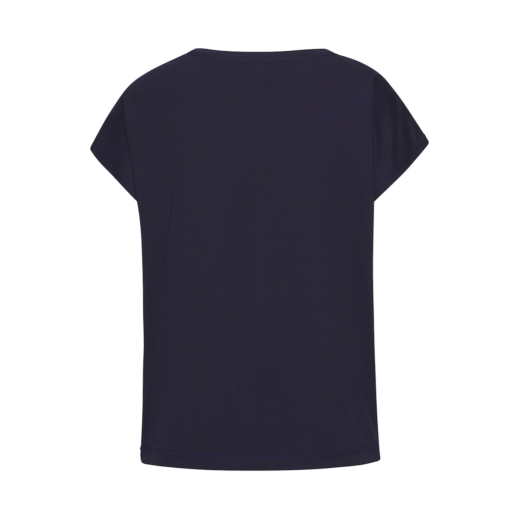 Vivance Dreams Pyjamaoberteil, mit Frontdruck