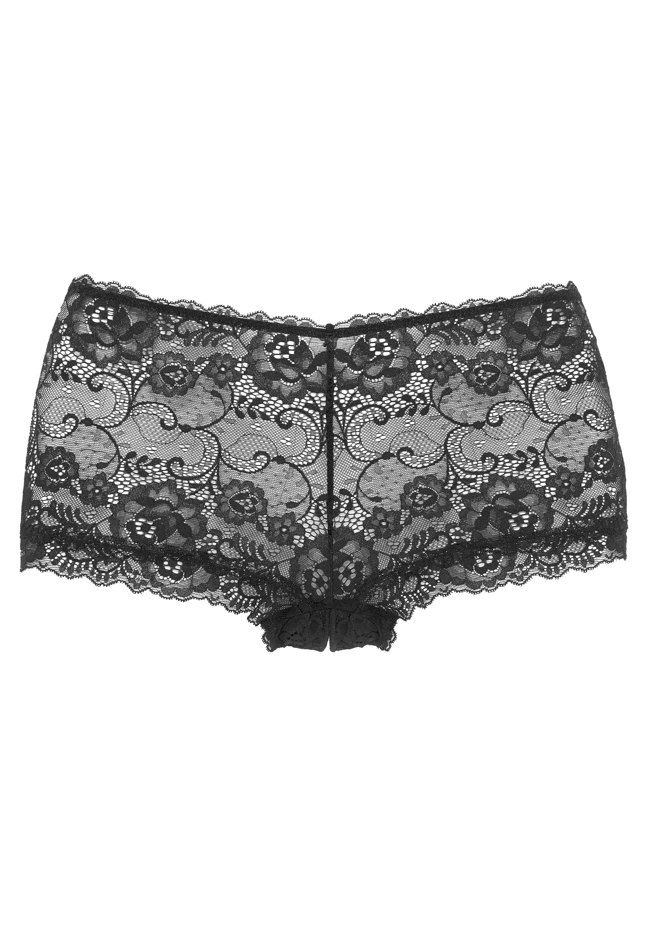 petite fleur goldfarben Panty-Ouvert, mit Bänderoptik