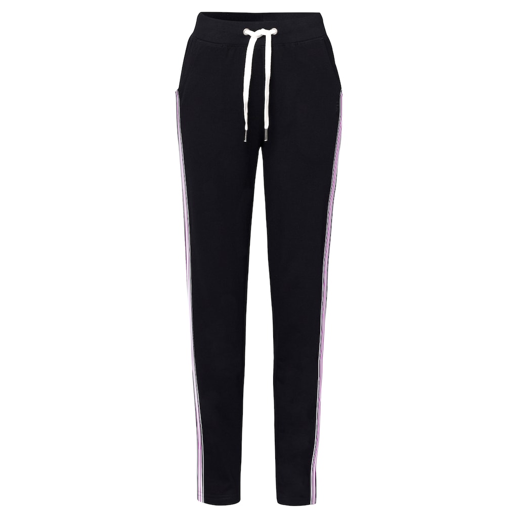 H.I.S Homewearhose, -Loungehose mit seitlichen Streifen und Eingrifftaschen, Loungewear