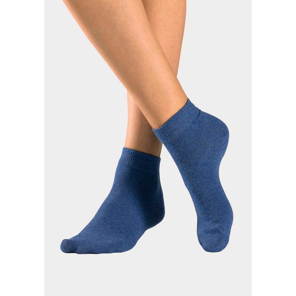 H.I.S Kurzsocken, (Packung, 10 Paar), mit eingestrickten Symbolen