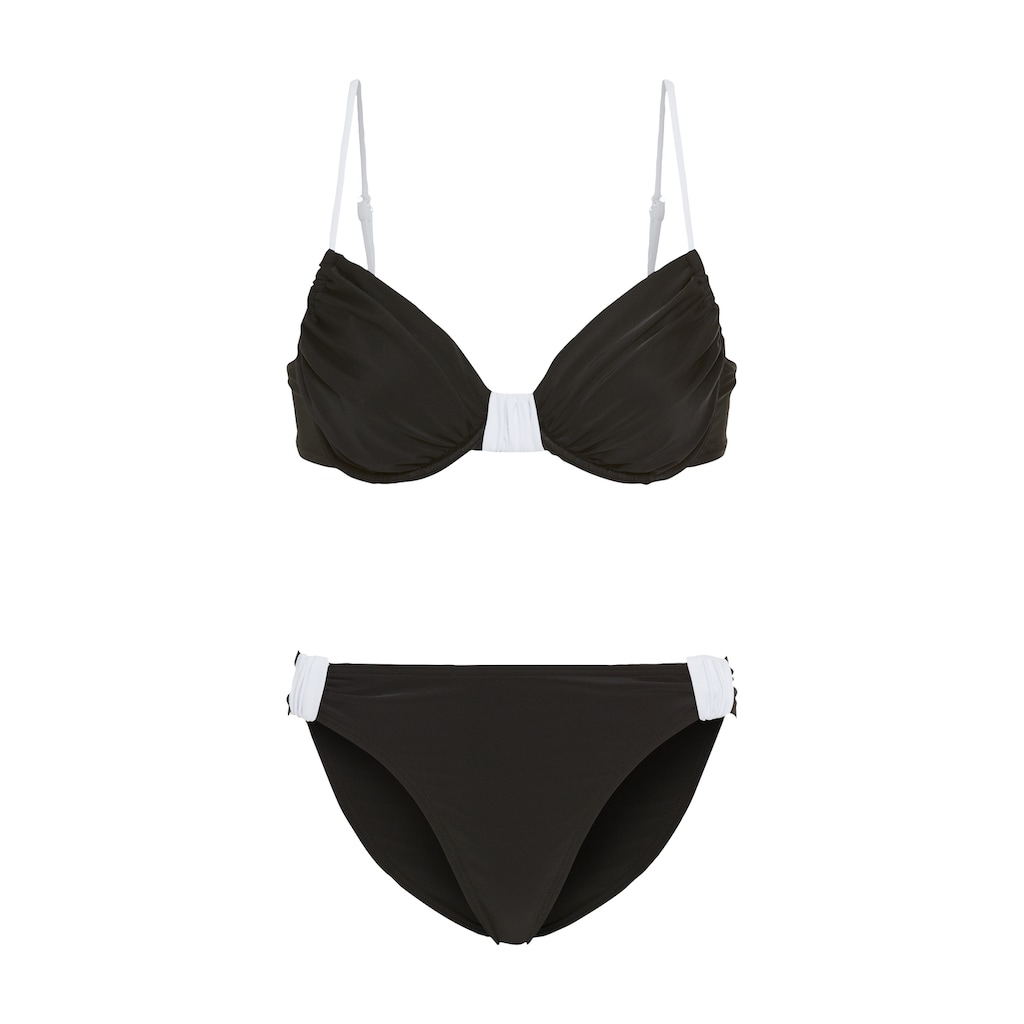 LSCN by LASCANA Bügel-Bikini, mit kontrastfarbigen Details