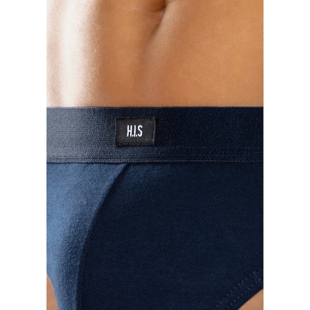 H.I.S Slip, (Packung, 3 St.), mit H.I.S Logo vorn