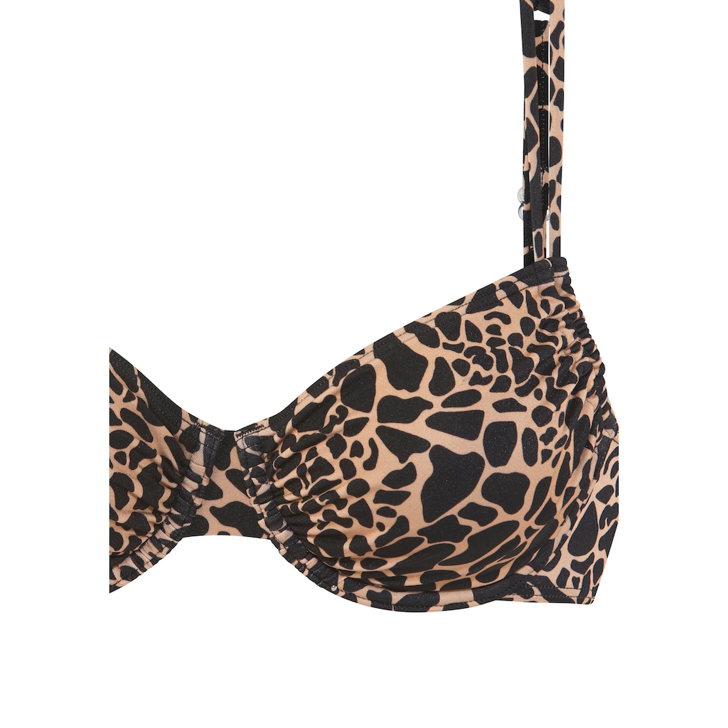 LASCANA Bügel-Bikini »Zaba«, Im trendigen Animalprint