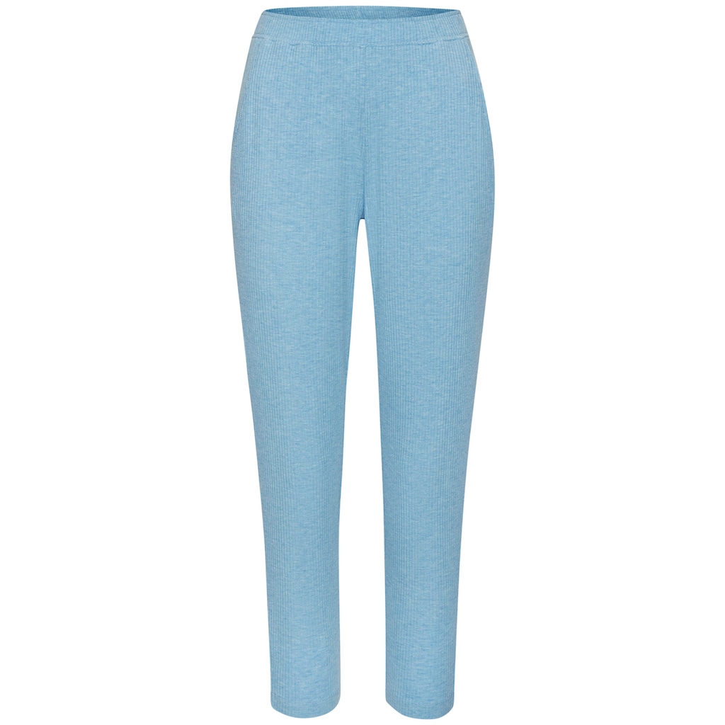 s.Oliver Pyjamahose, in elastischer 4x4 Rippware