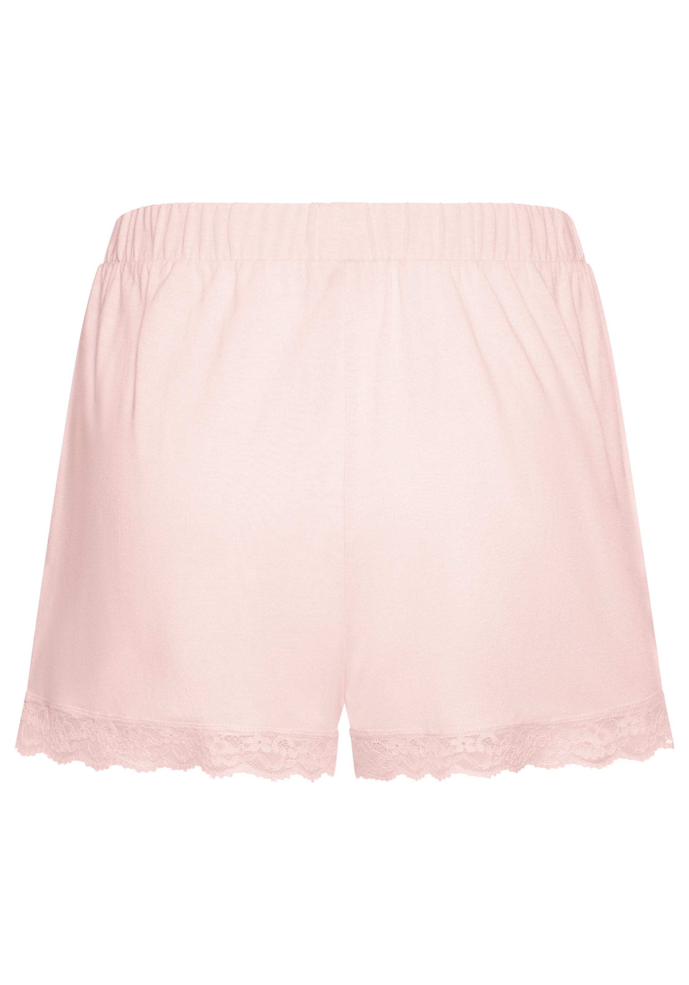 LASCANA Schlafhose  mit Spitzenbesatz am Beinsaum