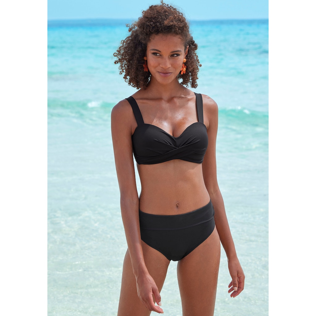 LASCANA Bikini-Hose »Comfy«, in höherer Form
