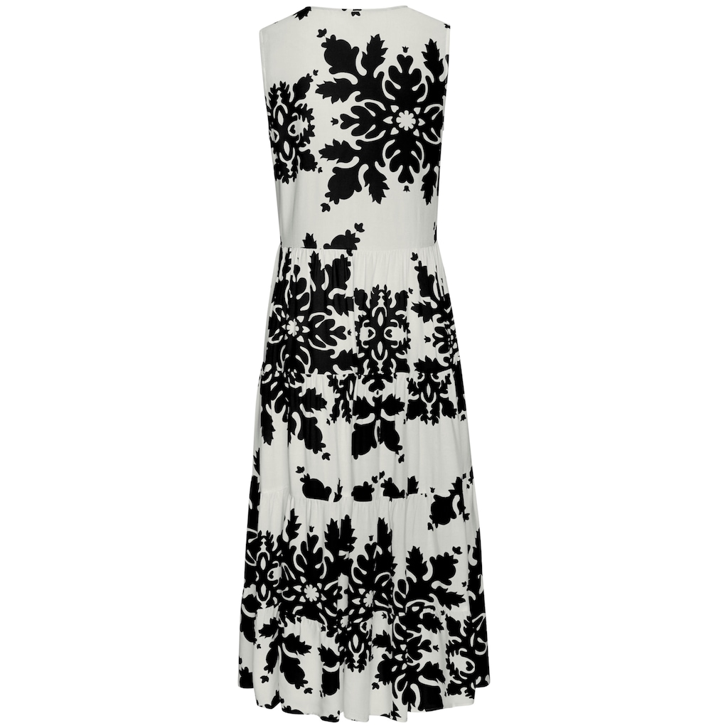 Vivance Maxikleid, mit Volants, Sommerkleid