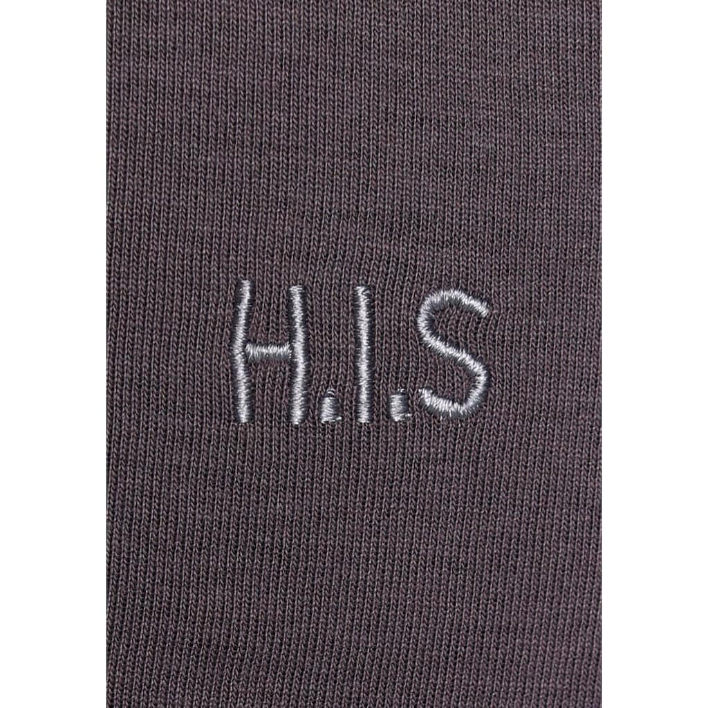 H.I.S Sweathose, Schlupfhose mit kleinem Aufschlag am Saum, Loungewear